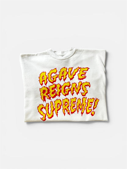 AGAVE REIGNS SUPREME TEE [WHITE]