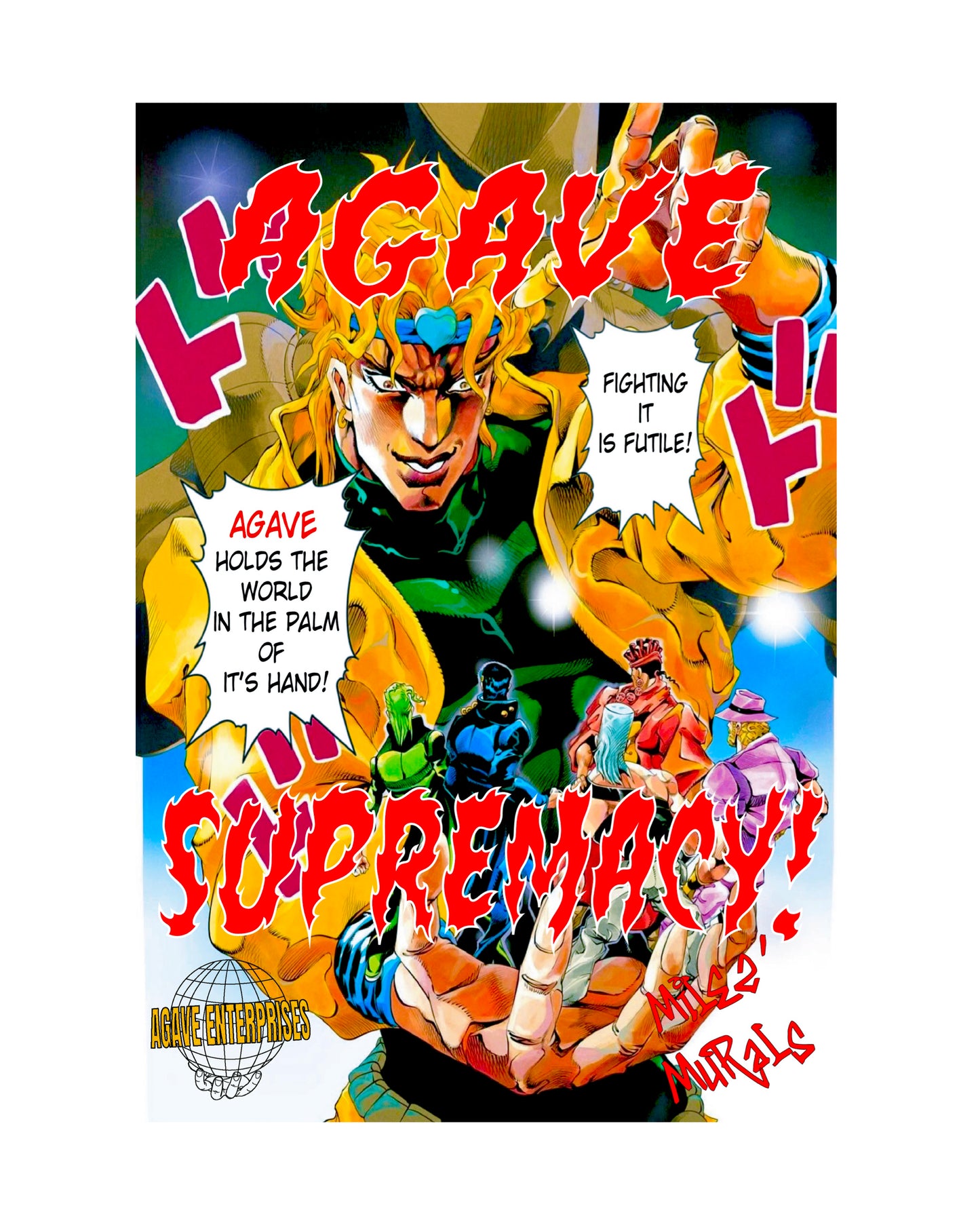 DIO AGAVE SUPREMACY POSTER